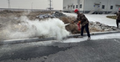 【市城市燃熱集團(tuán)富泰熱力】長輸運(yùn)行項(xiàng)目部組織開展消防應(yīng)急演練